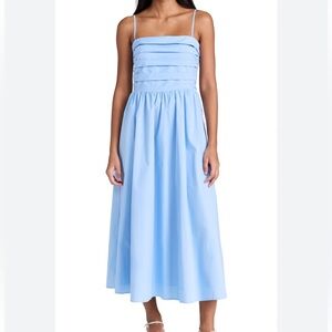 Wayf Sammie dress in dusty blue